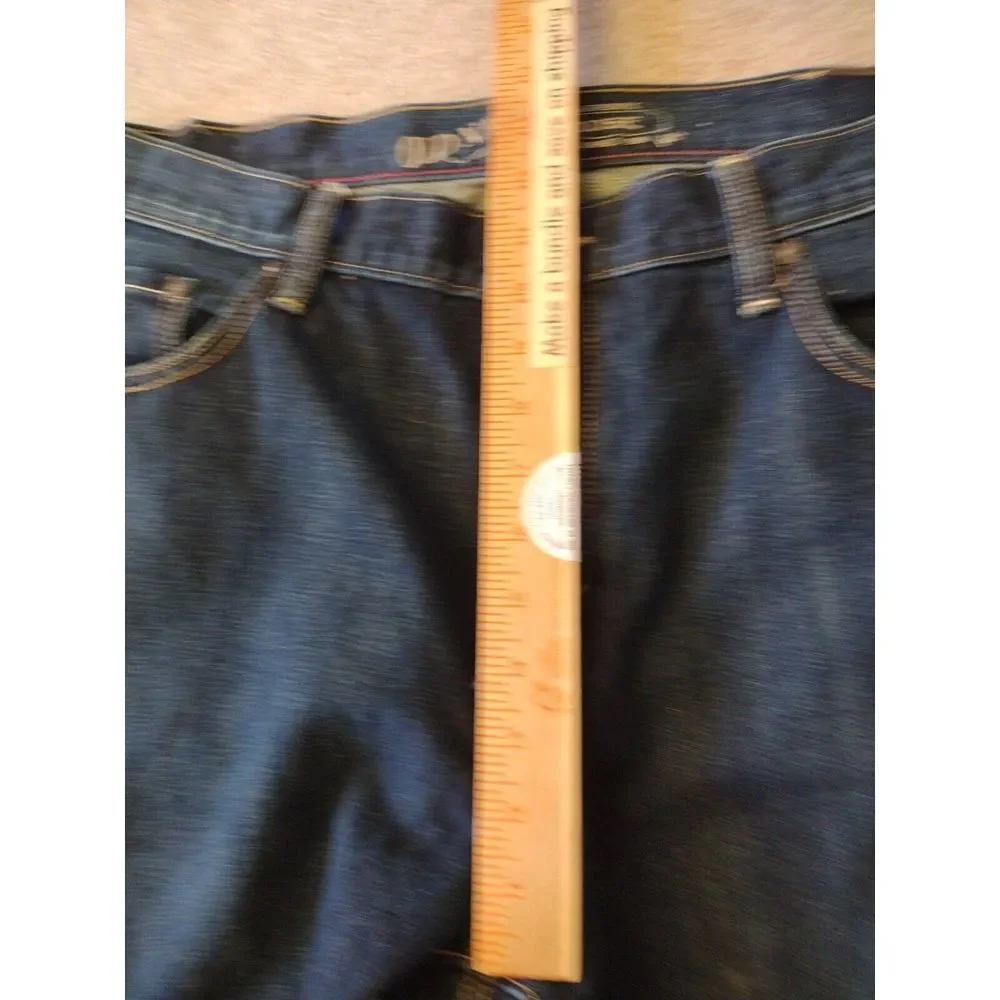 Old Navy Jeans Men 38x32 Blue Denim Loose‎ Fit Dark Wash Casual Travel Vacation